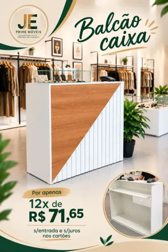 Balcão em mdf para atendimento