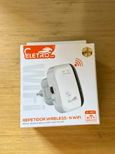 Repetidor de Sinal Wi-Fi Wireless-N com Entrada LAN