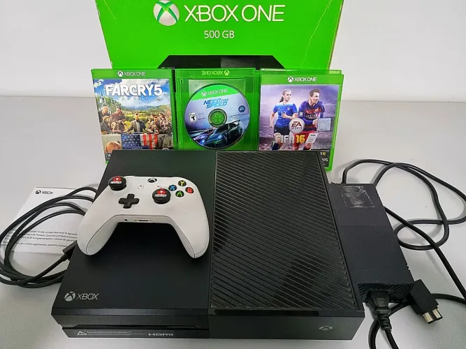 Xbox One 500gb Conservado 3 Jogos