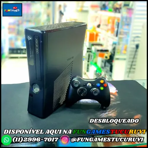 Xbox 360 Slim - Desbloqueado