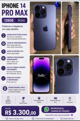 IPHONE 14 PRO MAX 128
