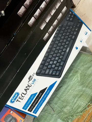 Teclado USB para pc e notebook knup