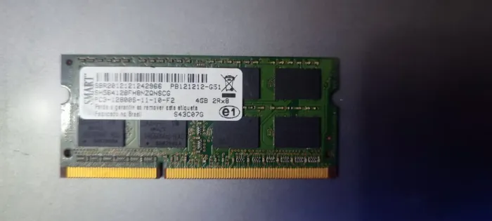 Memória RAM 4GB DDR3 1600MHz para Notebook (Smart) - Perfeita