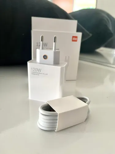 Carregador Turbo 120w Usb Tipo C - Fonte + Cabo