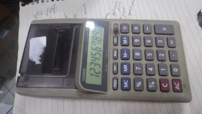 calculadora casio hr 8l