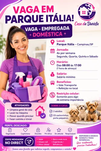 EMPREGADA DOMÉSTICA