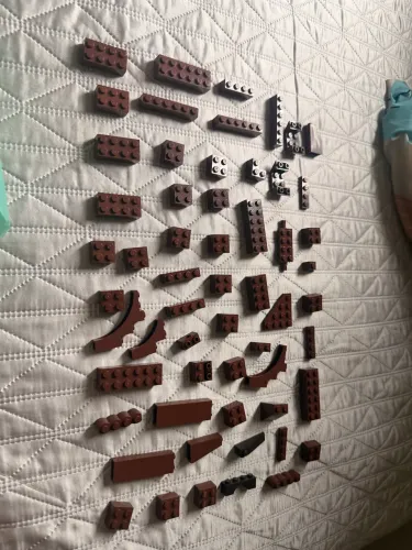 Lote Lego - Peças Marrons