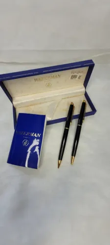 Caneta Esfero e Lapiseira 0.5 Waterman Francesa na Caixa (USADO)