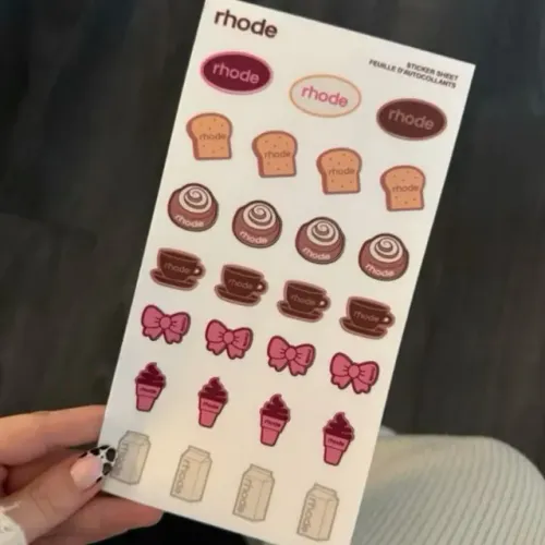 Cartela de Adesivos Rhode