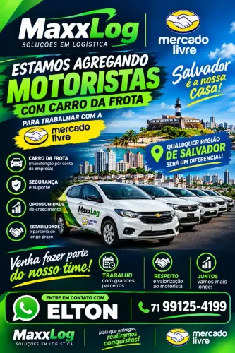 Vaga de emprego para motorista