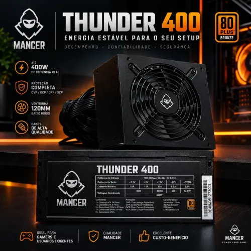 FONTE 400 W NOVA!!!