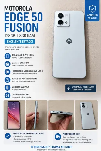 Moto edge 50 fusion 256gb