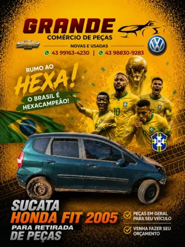 Sucata para retirada de Peças Honda fit 1.5 flex automático