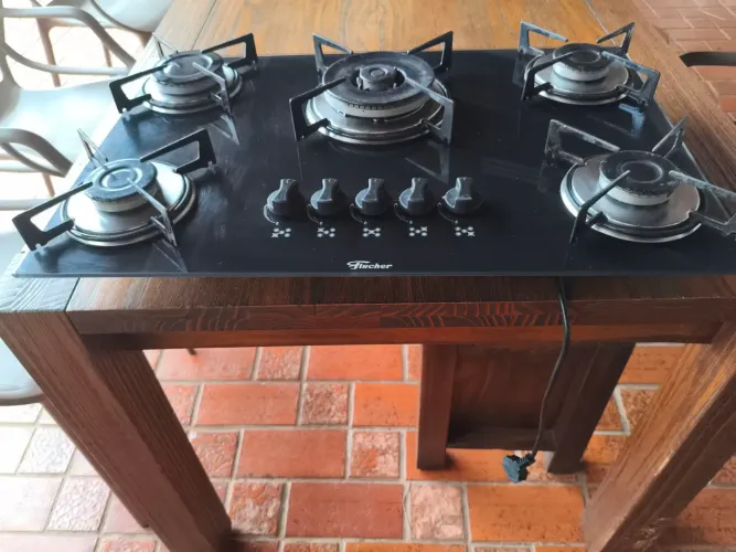 Fogão Cooktop 5 bocas Fischer