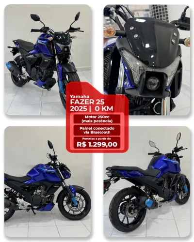 YAMAHA FAZER FZ25 FLEX 2026 ZERO KM