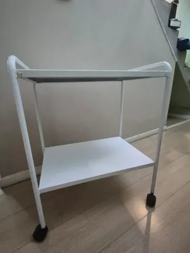 Conjunto de 2 mesas auxiliar para estética