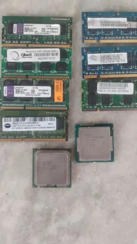 Processador PC i5 4400 e memórias DDR3 e DDR2 notebook