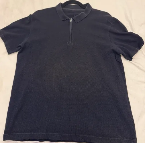 Camiseta básica de zíper Riachuelo G