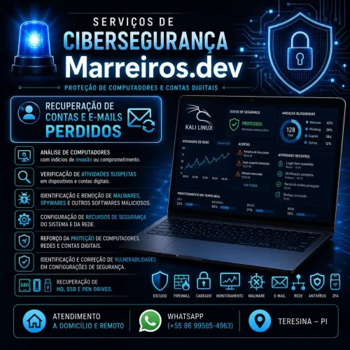 Atendimento em Cibersegurança Especializado.