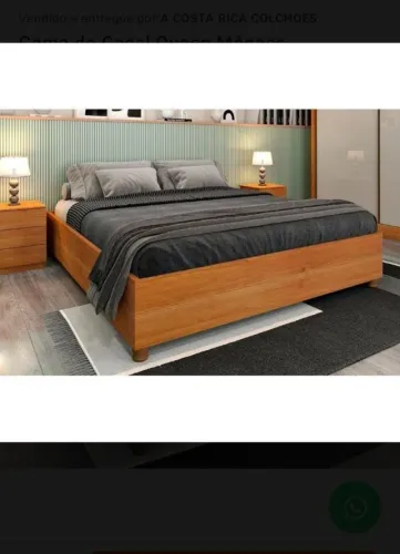 CAMA QUEEN SIZE MÔNACO CINAMOMO - R$ 399 À VISTA