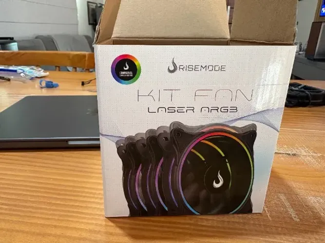 Kit Ventoinhas Rise Mode Laser ARGB (RM-RGB-05-5V)