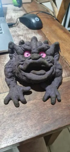 boneco de borracha da linha Bogs, Estrela anos 90, Boglins