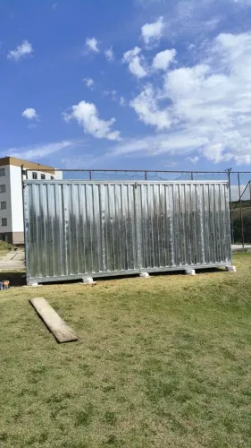 Container mercado ou escritório sem pintura desmontável