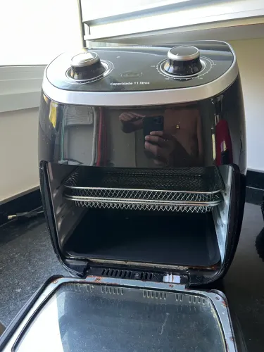 Fritadeira Elétrica Philco Air Fry e Forno Oven 11L Preta