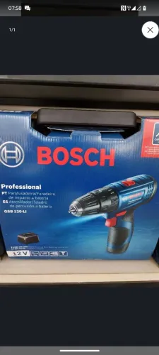 Parafusadeira Furadeira Gsb120-li 3/8 12v  Bosch