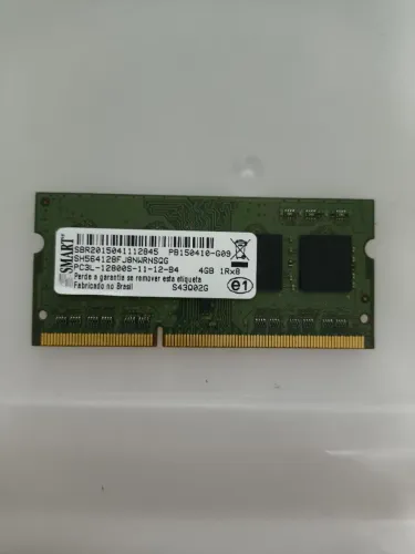 Memória RAM Notebook SMART 4GB DDR3L 1600MHz PC3L-12800S Original