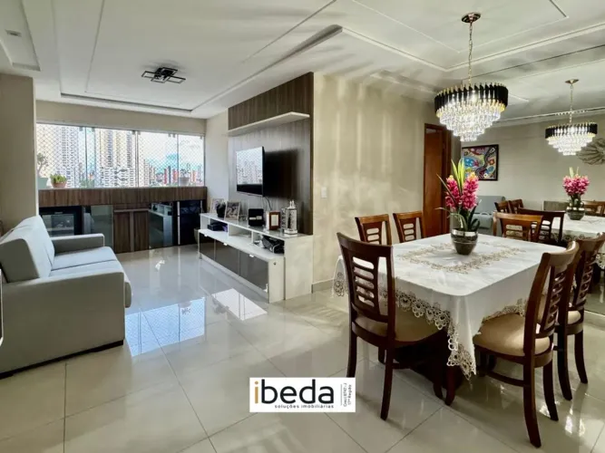 ibeda - Apartamento a venda no Inez Fernandes, 3 quartos (2 suítes), sala ampla,