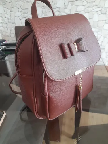 Bolsa de Couro Sintético Feminina. Sem uso!