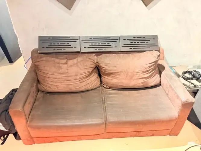 Sofá Retrátil e Reclinável Chumbo (Super Confortável / Barato)
