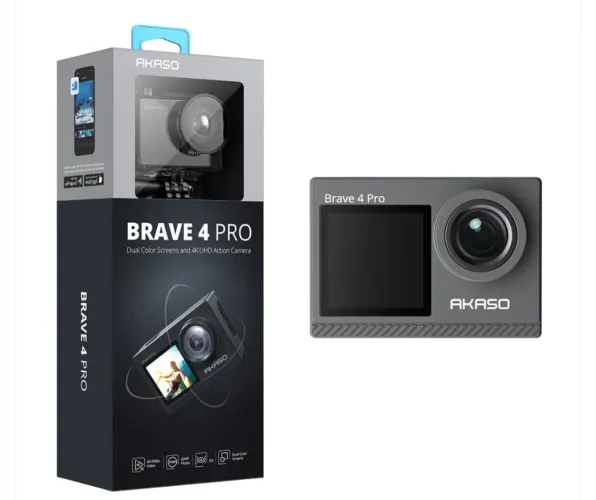 Câmera esportiva Brave 4 Pro 4K/20MP