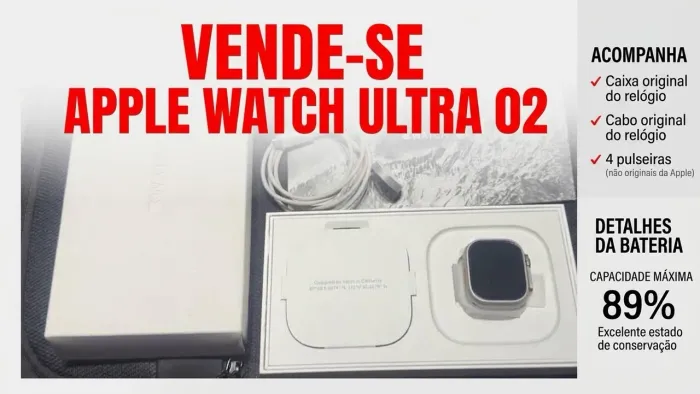 Apple Watch Ultra 2 IMPECÁVEL