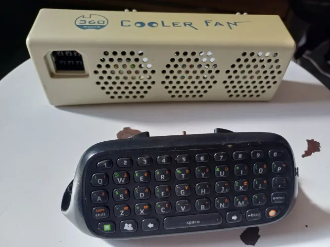 Teclado e cooler fan para XBOX 360