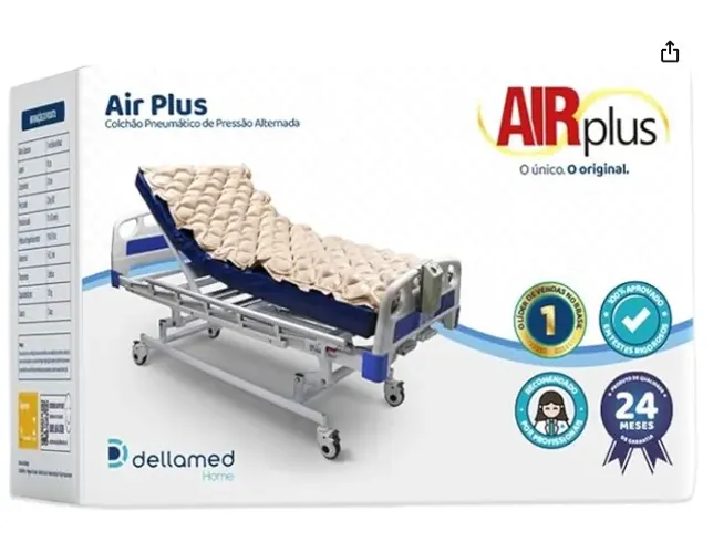 COLCHÃO PNEUMÁTICO ANTIESCARAS DELLAMED - NOVO - R$ 170,00