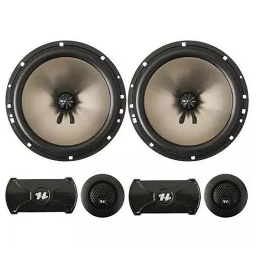 Kit 2 Vias Hurricane 6 Pol Q Qr 160wrms Alto Falante Tweeter