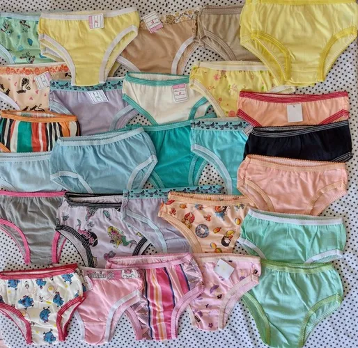 Calcinha Infantil 100% Algodão R$7 cada
