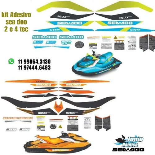 kit adesivo sea doo 2 e 4 tec 