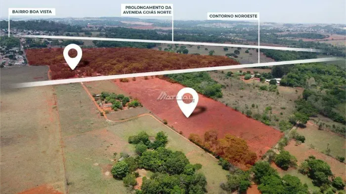 Área com 4 alqueires à venda localizado na Av. Goiás Norte - Goiânia