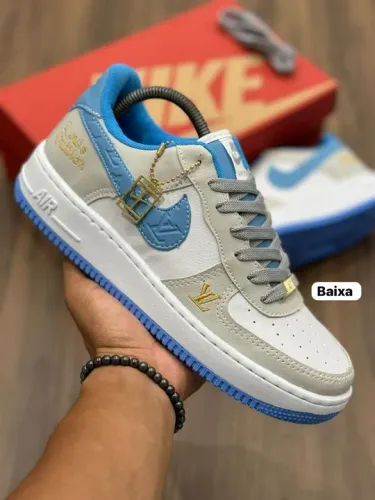 Tênis Nike Air Force 1 Customizado Louis Vuitton