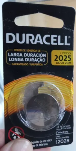 Bateria de Litio 3V CR2025 1 unidade marca Duracell
