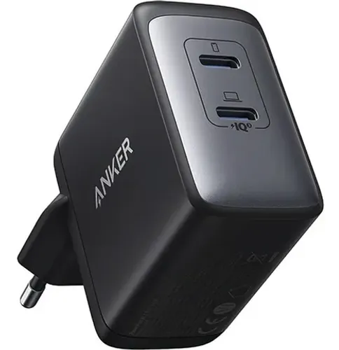 Carregador USB Anker PowerPort III 2-Port 65w GAN 2 - iPhone 12, iPad Pro