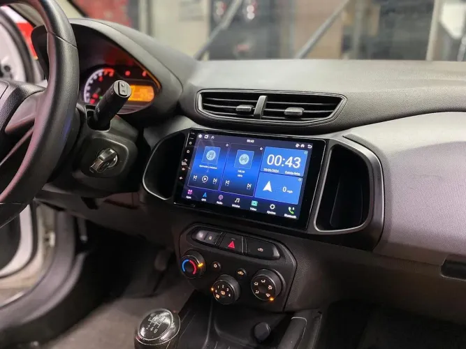 Multimídia 9 polegadas Carplay sem fio Chevrolet Onix cobalt  spin