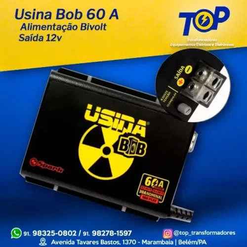 Fonte Usina bob 60a 12v