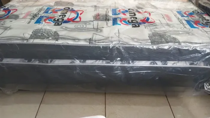 CAMA BOX SOLTEIRO COM AUXILIAR 