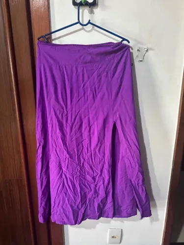 Saia Longa Roxa Com elastico