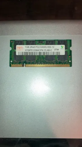 Memória Hynix DDR2 1GB 2Rx8 PC2-5300-555 667mhz