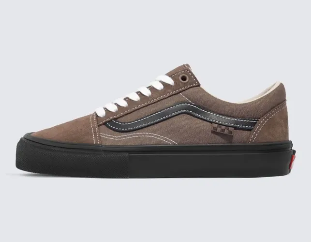 Tênis VANS OLD SKOOL TAUPE Marrom -Tam 41 Novo